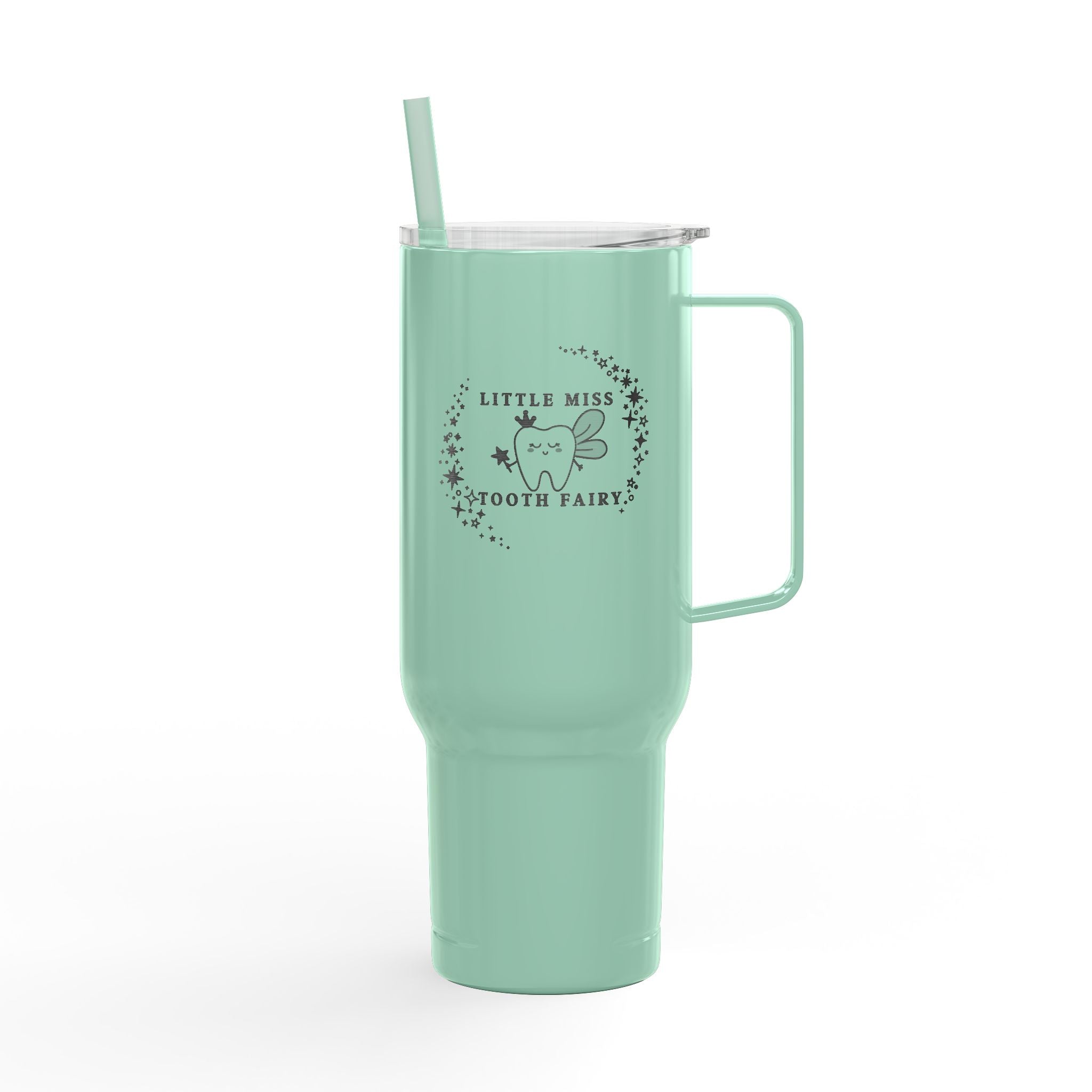 Little Miss Tooth Fairy Tumbler | 40oz Insulated Engraved Tumbler with Lid