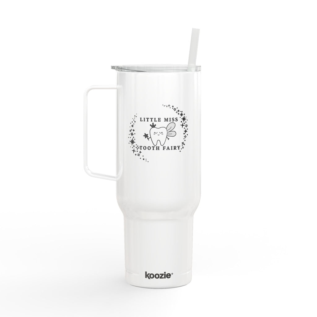 Little Miss Tooth Fairy Tumbler | 40oz Insulated Engraved Tumbler with Lid