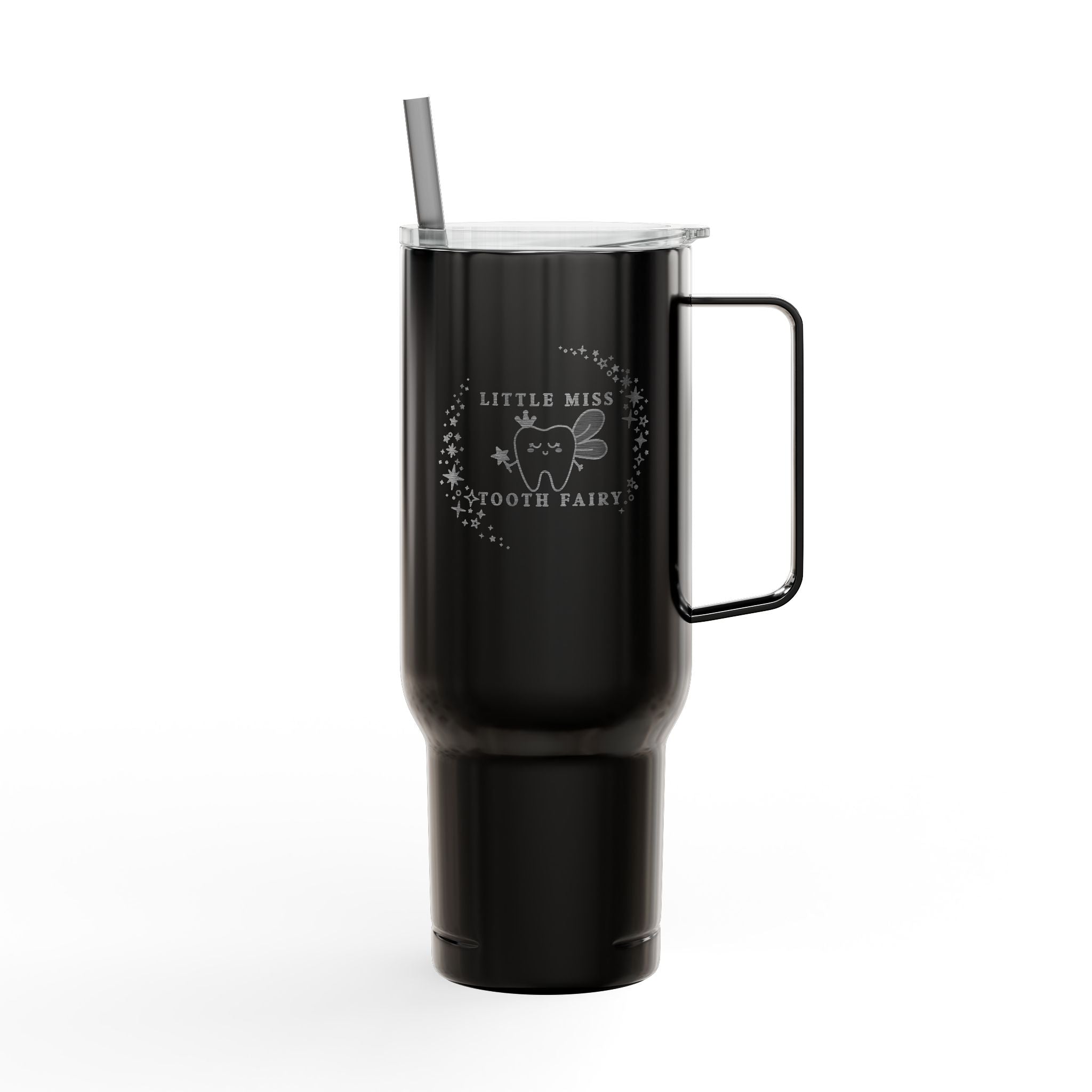 Little Miss Tooth Fairy Tumbler | 40oz Insulated Engraved Tumbler with Lid